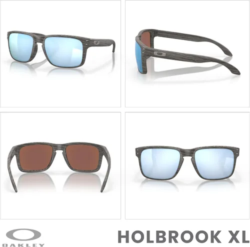 Vista 4 de Oakley Square Wire OO4075 Rectangular Sunglasses For Men + BUNDLE Leash + Designer iWear Care Kit