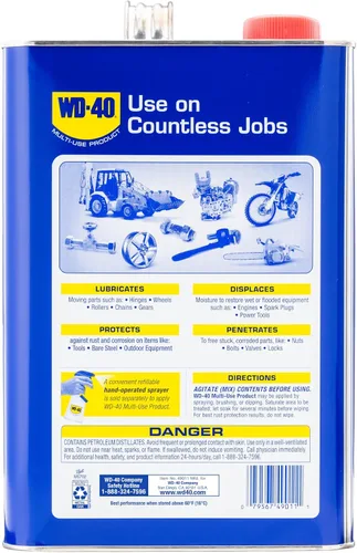 Vista 6 de Lubricante multiusos, de la marca WD-40, 1 galón, 1