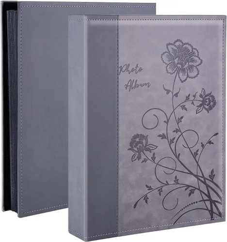 Vista 17 de Artmag - Paquete de 2 álbumes de fotos pequeños de 4 x 6 pulgadas, cada paquete con 26 páginas transparentes, para 52 fotos verticales de 4 x 6
