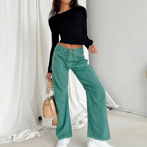 Vista 4 de ZSPHCZRWY Camisas básicas para mujer, estilo casual, cuello redondo, ajustadas, camisetas cortas de algodón suave para salir