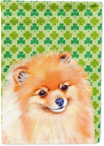 Vista 149 de Caroline's Treasures SS4442GF Affenpinscher Bandera de jardín con retrato de trébol del día de San Patricio para buzón, bandera decorativa