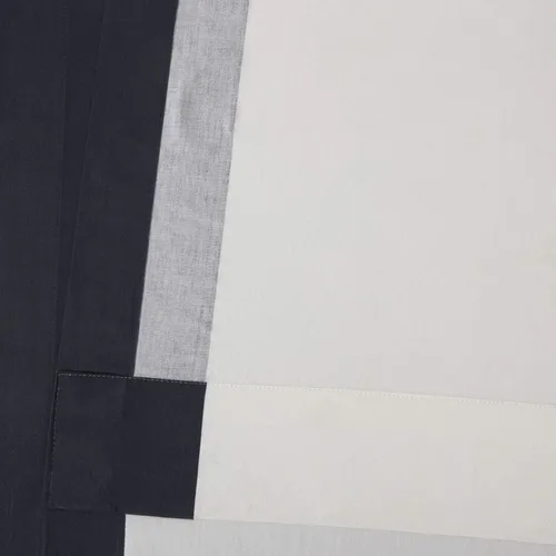 Vista 5 de HPD Half Price Drapes PRCT-VC1713-84-GR - Cortinas de algodón con ojales estampadas para sala de estar y dormitorio (1 panel), 50 x 84 pulgadas