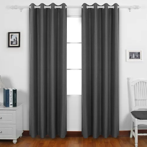 Vista 9 de Deconovo Cortinas opacas con ojales en la parte superior para mezclar y combinar con panel de aislamiento térmico, 2 piezas lavanda y 2 cortinas