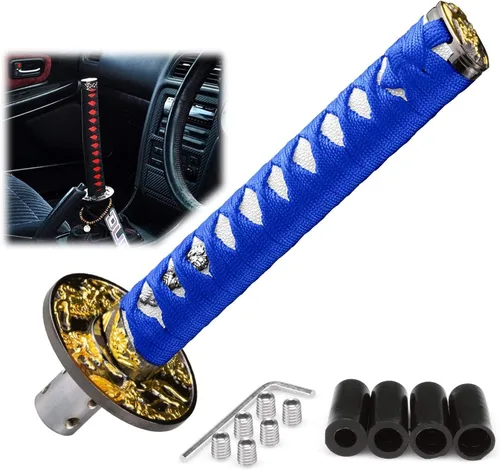 Vista 37 de EZAUTOWRAP Espada Samurai 5.9 pulgadas., 10cm, Negro Blanco