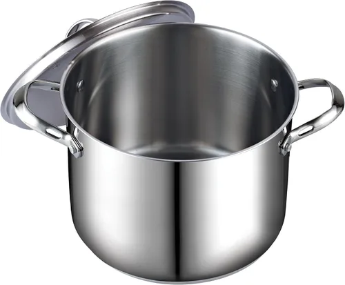 Vista 7 de Cooks Standard Olla de acero inoxidable de 6 cuartos con tapa y olla clásica de acero inoxidable de 8 cuartos de galón con tapa, 8 cuartos de galón