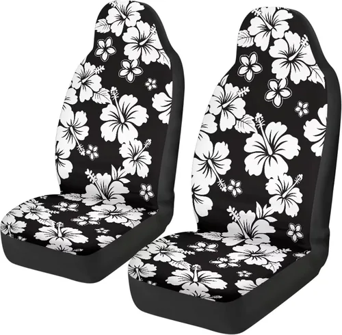 Vista 22 de Juego de 2 fundas de asiento delantero de automóvil, con diseño de bandera estadounidense, juego de 2 accesorios automotrices extraíbles, ajuste