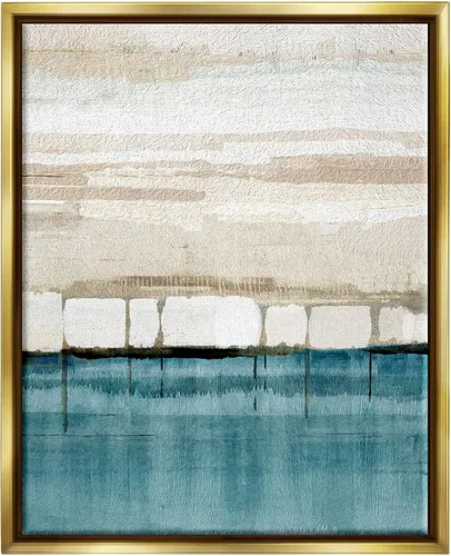 Vista 11 de Stupell Industries Arte Giclée enmarcado de abstracción de paisaje moderno por Flora Kouta Stupell Industries White, 11 x 14 Inches, Easy to