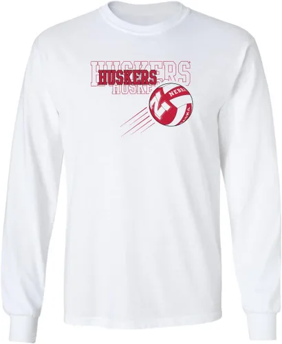 Vista 15 de CornBorn Elige tu diseño - Camisetas de manga larga de voleibol de Nebraska
