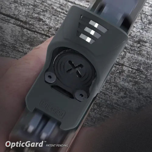 Vista 6 de OpticGard Cubierta de alcance compatible con Trijicon SRO, protege tu óptica mientras estás en acción de caídas de carcasa perdida, diseño a prueba