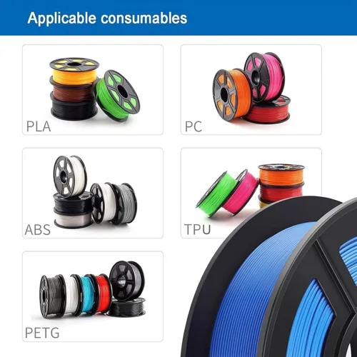 Vista 6 de 3D Filament Welder, 1.75Mm/2.85Mm Connector Tool, 240℃ Temperature, Consumables Splicer, Repair Broken Filaments for Pla, Abs, Petg, TPU, Pc, Pp