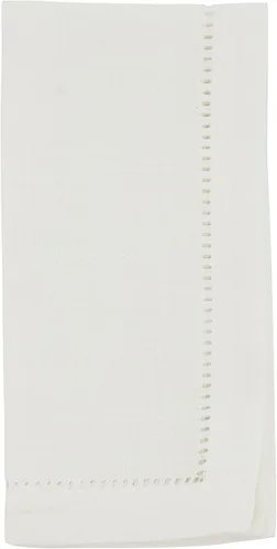 Vista 43 de SARO LIFESTYLE Servilleta de cóctel con borde cosido (juego de 12), negro, 6"x6