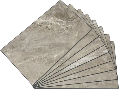Vista 54 de Palisade Azulejos de vinilo entrelazados impermeables para pared/salpicadero para cocina o baño en mármol español (muestra de 4.5x11 pulgadas)