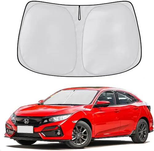 Vista 24 de Parasol para parabrisas BMW Serie 3 2006-2011 Accesorios Plegable Parasol para ventana delantera BMW Serie 3 Accesorios Parasol 240T Poliéster
