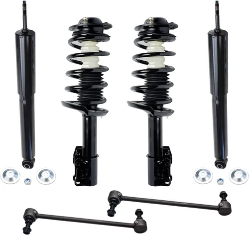Vista 63 de Detroit Axle - Kit de puntales delanteros de 6 piezas para Ford Escape 2014-2019, 2 puntales y muelles helicoidales, 2 enlaces de barra