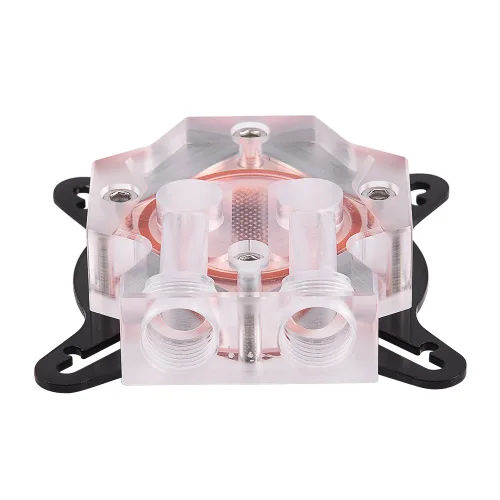 Vista 6 de Richer-R Base enfriadora de agua con bloque de agua GPU, computadora PC GPU bloque de refrigeración de agua universal bloque de agua enfriador