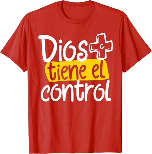 Vista 55 de Regalo Cristiano En Español Christian Spanish Dios Tiene Con Camiseta, Negro