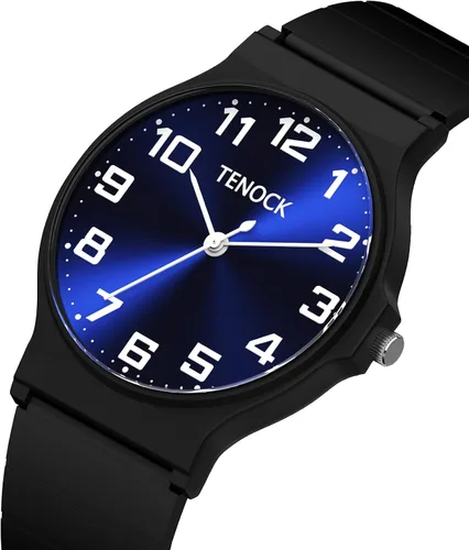 Vista 8 de Reloj analógico para niños y niñas, resistente al agua hasta 30M, reloj deportivo para niños, fácil de leer, con esfera fina, correa suave