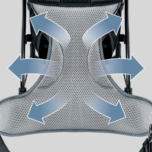 Vista 6 de Chicco SmartSupport Mochila portadora con marco de aluminio, mochila ligera para bebé, solar/gris