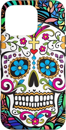 Vista 19 de Funda para iPhone 11 Pro Max Day of the Dead Sugar Skull