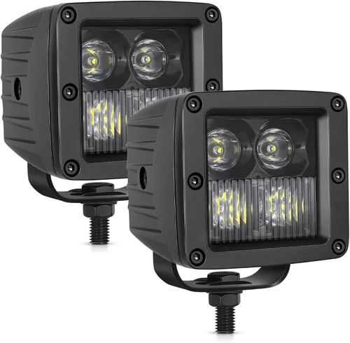 Vista 22 de OFFROADTOWN Arnés de cableado 2 cables para cubos LED Pods LED Negro