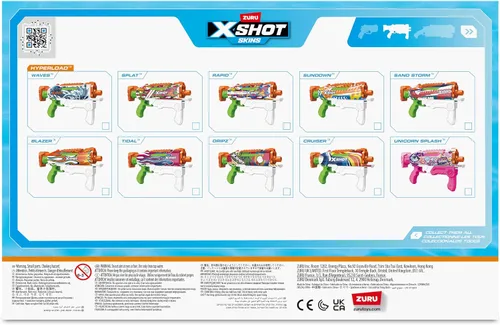 Vista 4 de Zuru X-Shot Fast Fill Skins Hyperload Water Blaster