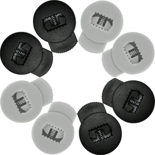 Vista 10 de AliBall Glove Locks - Juego de 8 cerraduras de encaje para guantes, nunca más necesitarás nudos, se adapta a todos los guantes de béisbol y sóftbol