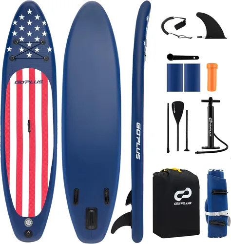 Vista 18 de Goplus Inflatable Stand Up Paddle Board w/SUP Paddleboard Accessories