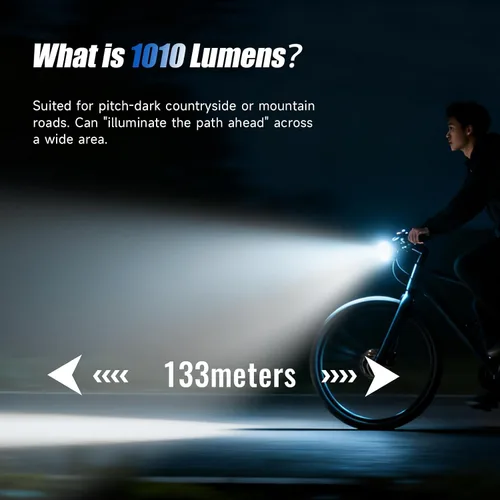 Vista 3 de Rechargeable Bike Lights for Night Riding High Lumens with 2 Pack Taillight, Super Bright Bicycle Headlight & Tail Light Set, Safety Light Front and