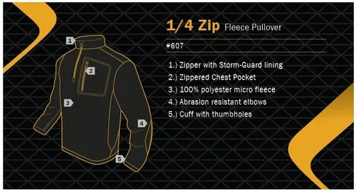Vista 2 de Condor Tactical Quarter Zip Fleece Pullover Jacket