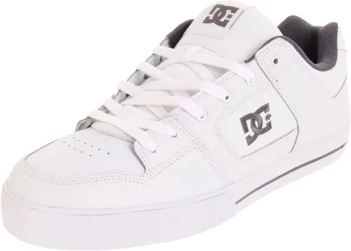 Vista 4 de DC Pureskateshoe - Zapatos de skate para hombre Negro/Negro/Blanco