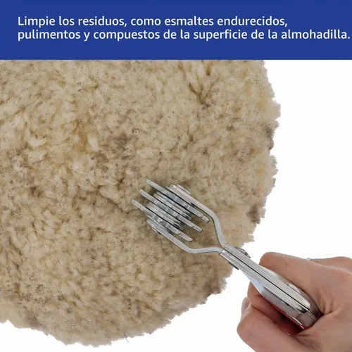 Vista 4 de TCP Global Herramienta con almohadilla pulidora y de limpieza para cofre