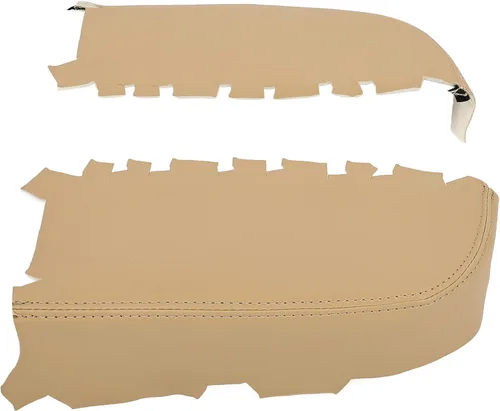 Vista 3 de HECASA Paneles de cubierta para reposabrazos de puerta delantera, compatibles con Honda Pilot PVC 2009-2015, color beige