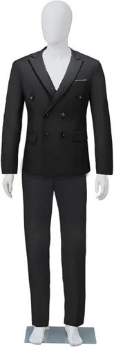 Vista 14 de Kinsuite 2 piezas de maniquí de cuerpo completo para mujer, soporte extraíble ajustable, forma de maniquí femenino, exhibición realista con base