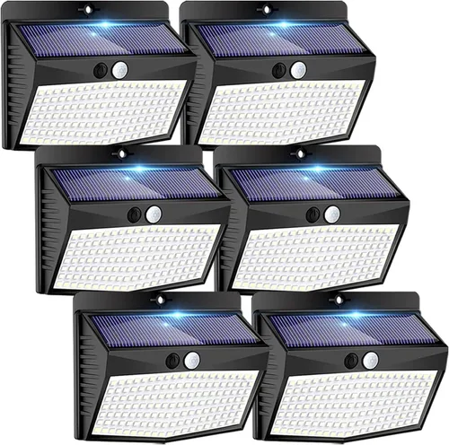 Vista 12 de Peasur 1 paquete de luces solares con sensor de movimiento para exteriores