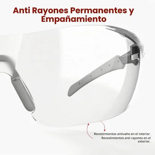 Vista 8 de Clear Safety Glasses for Men & Women, Eye Protection, Anti-Fog