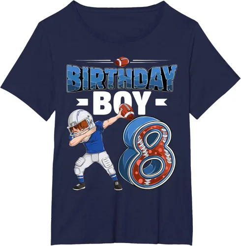 Vista 17 de Dabbing Boy - Camiseta de 8 años de fútbol americano americano, Negro, S