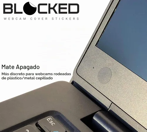 Vista 5 de Calcomanías de vinilo originales para cámara web Cubiertas de privacidad reutilizables y apilables para todos los dispositivos con cámara 5 95