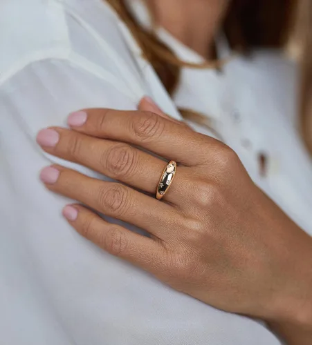 Vista 3 de Anillos de oro para mujer, anillo de estrella de croissant chapado en oro de moda, apilable, anillos de declaración, joyería para adolescentes