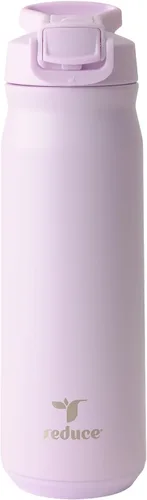 Vista 23 de REDUCE Hydrate Pro - Botella de agua aislada de acero inoxidable de 24 onzas, tapa abatible a prueba de fugas, apta para lavavajillas, sin BPA, Negro