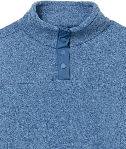 Vista 6 de Tienda Essentials - Chaqueta de forro polar, de corte holgado, con cuello alto y bolsillos para mujer