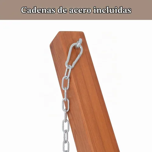 Vista 7 de SUNCREAT Soporte de hamaca de madera ajustable de 12 a 14 pies, solo soporte de hamaca de madera de alerce para exteriores, capacidad de 475 libras