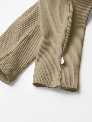 Vista 3 de HonestBaby Organic Cotton Chunky Rib Harem Pant (Legacy)