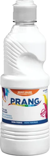 Vista 20 de Prang témpera líquida lista para usar Perfecto para pintura, lecciones de arte, manualidades y proyectos creativos Azul; Blanco; Negro; Violeta