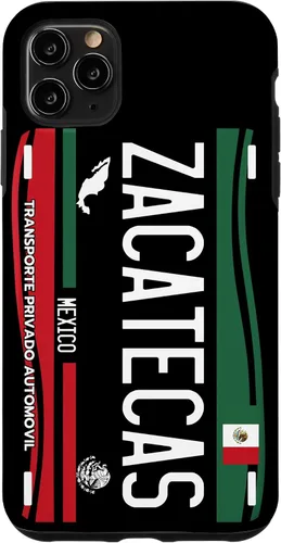 Vista 13 de Placa de matrícula Zacatecas para iPhone 13 Pro Max, Zacatecas México, funda Zacatecas