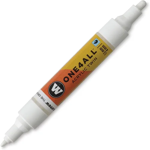 Vista 15 de Molotow ONE4ALL - Marcador acrílico de doble bomba, puntas de 0.059 in y 0.157 in, luz Amazonas, 1 cada uno (227.423)