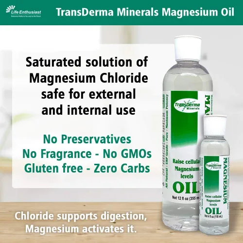 Vista 4 de Aceite de magnesio de 4 onzas – Suplemento de magnesio puro y potente para la salud de la piel – Cloruro de magnesio líquido puro hexahidrato hecho