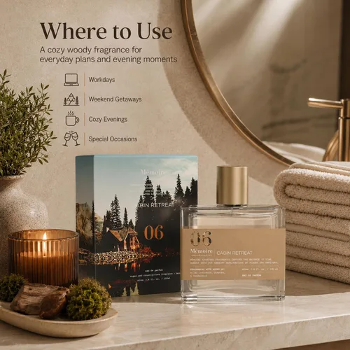 Vista 4 de Cabin Retreat 3.4 fl oz. Eau De Parfum por Memoire Archives