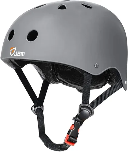 Vista 15 de Casco para Monopatín JBM - Casco Ligero, Ajustable y Ventilado para Patinete, Patines, Patinaje en Línea
