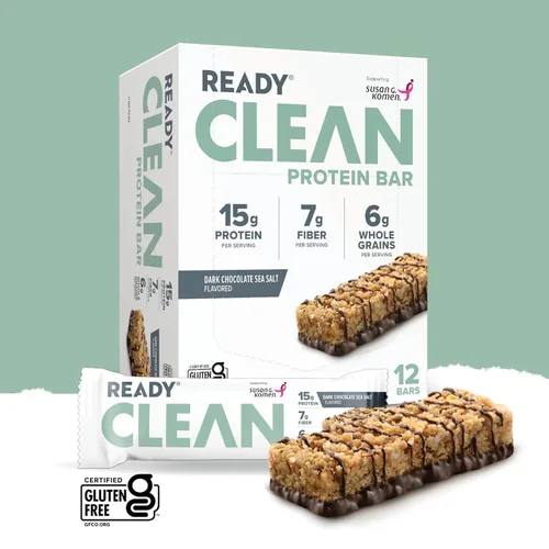Vista 5 de Ready Paquete de barras de proteínas – Snack alto en proteínas con 0.55 onzas de proteína de suero de leche, con semillas de lino y omega-3 para una