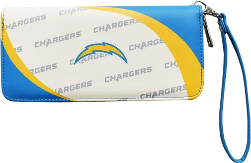 Vista 25 de Cartera organizadora NFL de cierre curvo, negro Pittsburgh Steelers